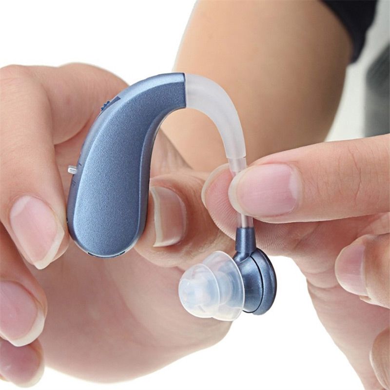 USB -wiederaufladbare Bluetooth -Hörgerät -Kopfhörer für Senioren 4