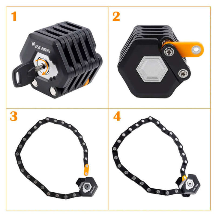Ultimativ sicheres Fahrradschloss - TitanLock Pro 3