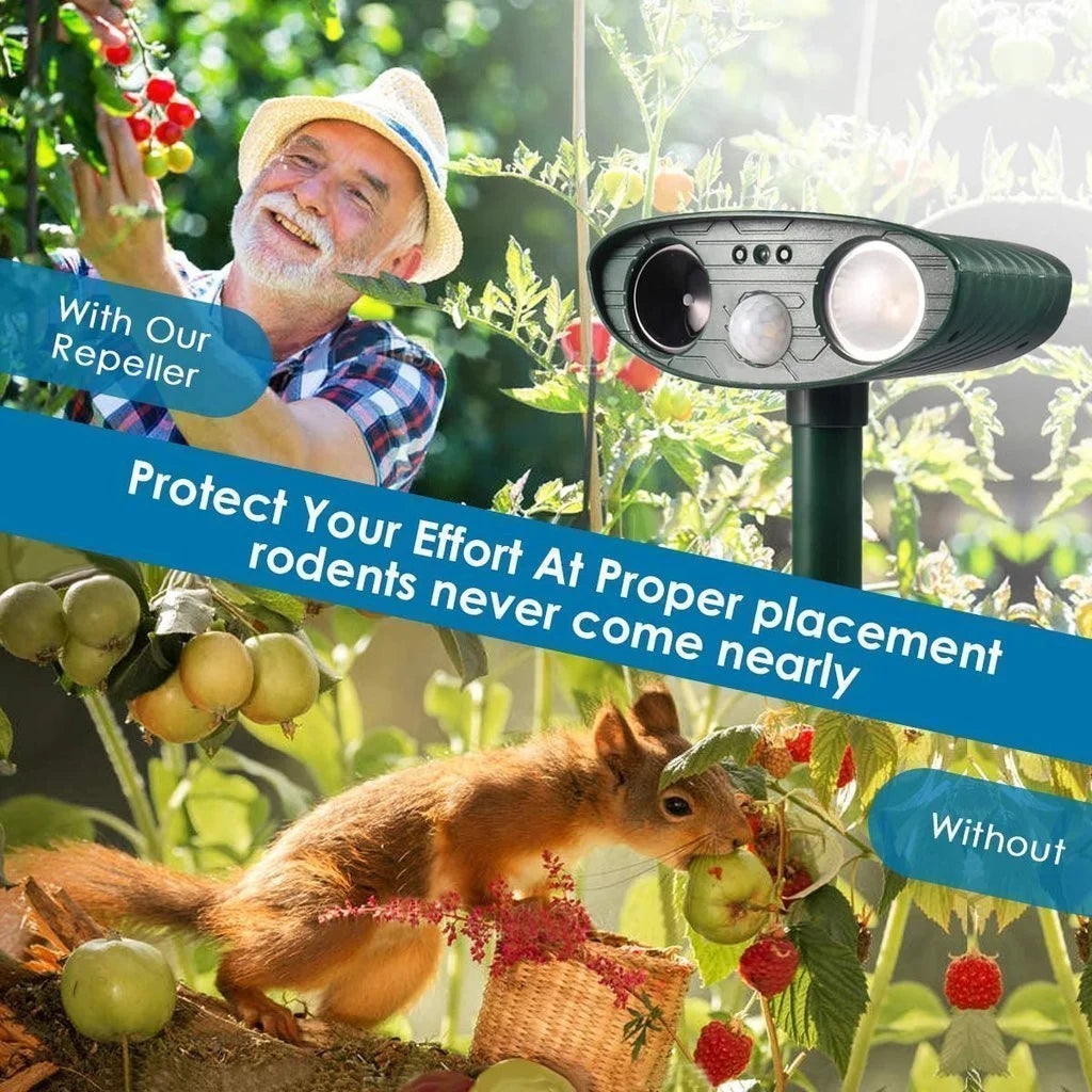 Ultrasonic Chipmunk Repeller - Solar angetrieben - werden in 48 Stunden Chipmunks los 4