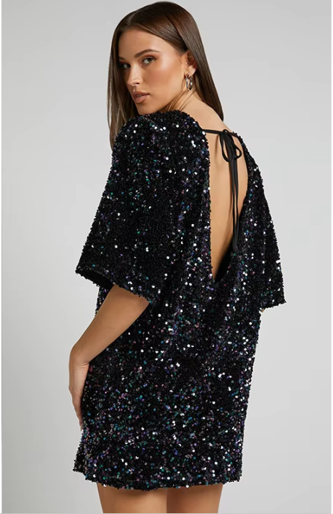 Airene | Elegantes Glitzerndes Minikleid für Damen
