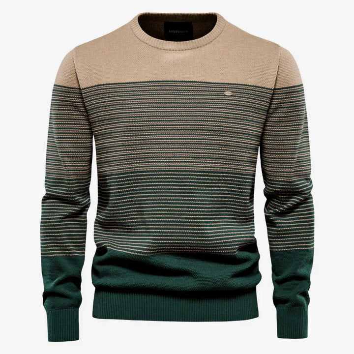 BEN | Klassischer Gestreifter Pullover für Herren