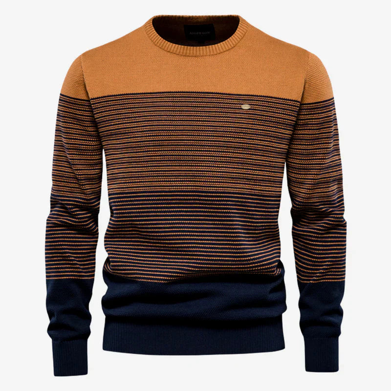 BEN | Klassischer Gestreifter Pullover für Herren