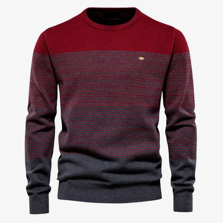 BEN | Klassischer Gestreifter Pullover für Herren