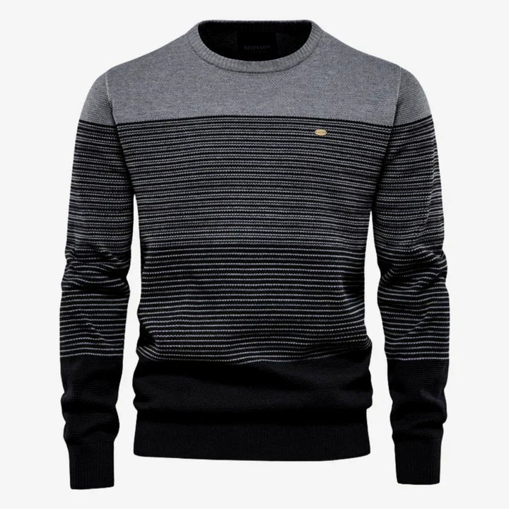 BEN | Klassischer Gestreifter Pullover für Herren