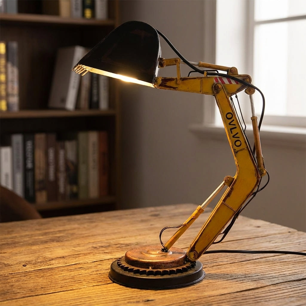 Verspielte Bagger-Tischlampe - Excavora 0