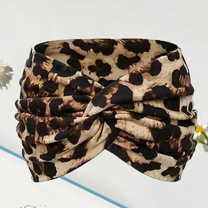 Vintage-Stil Breites Batik-Haarband 6