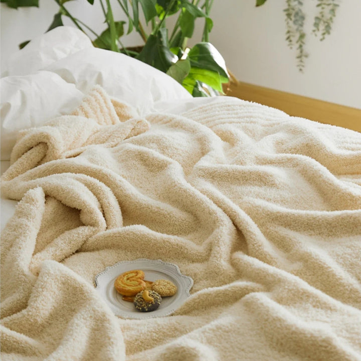 Weiche Minimalistische Strickdecke für Komfort und Stil 2