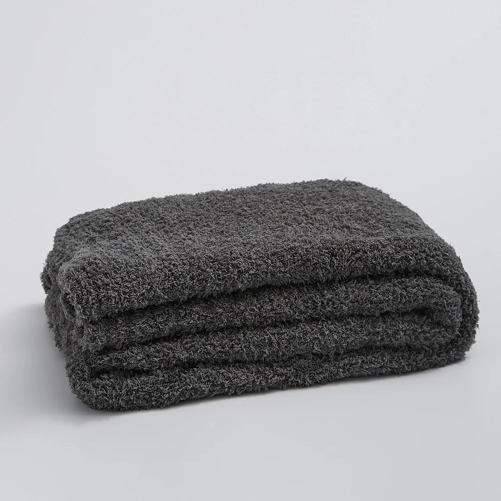 Weiche Minimalistische Strickdecke für Komfort und Stil 5