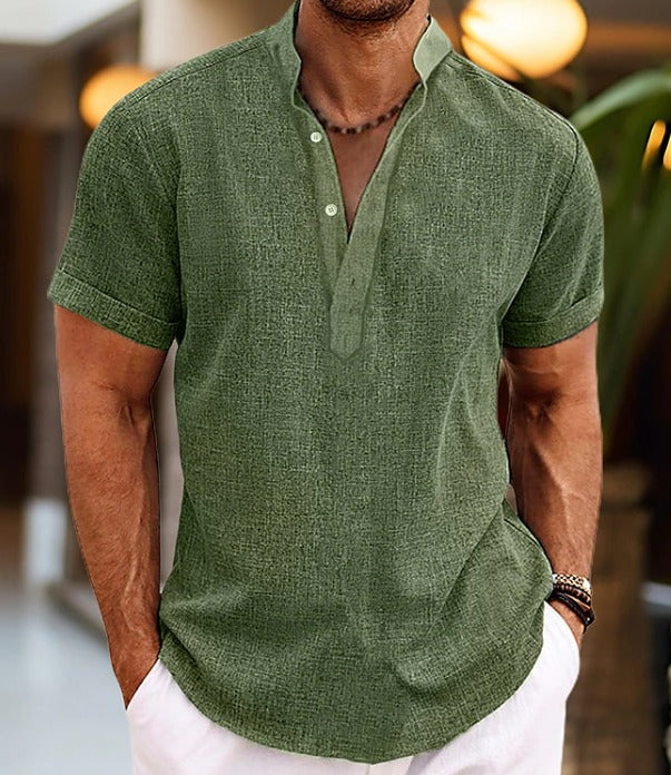 Herren Poloshirt V-Ausschnitt – Bequemes Poloshirt Für Herren, Stilvoll Und Vielseitig Kombinierbar