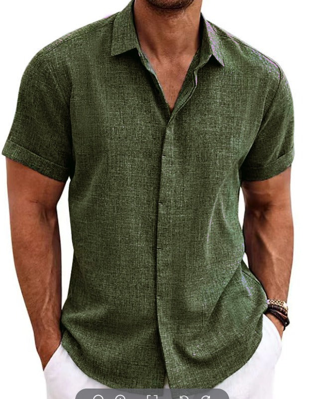 Herrenhemd – Leichtes, Atmungsaktives Hemd Für Herren, Ideal Für Sommer Tage, Lässiger Stil, Optimaler Komfort