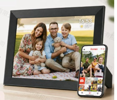 10.1-Zoll-WiFi-Digital-Fotorahmen mit 1080p HD-Touchscreen