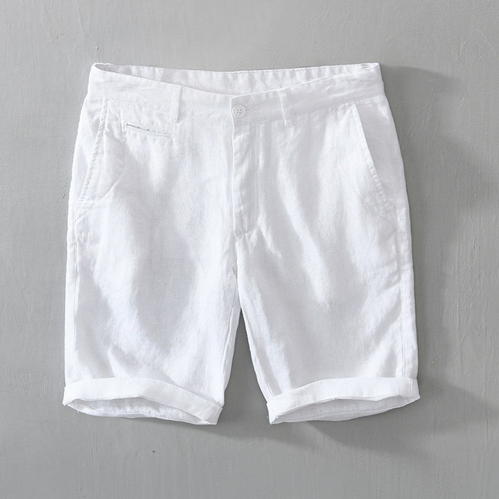 Herren -Gelegenheitsshorts - Wattestäbchenmischung - entspannte Passform - Knielänge mit Taschen