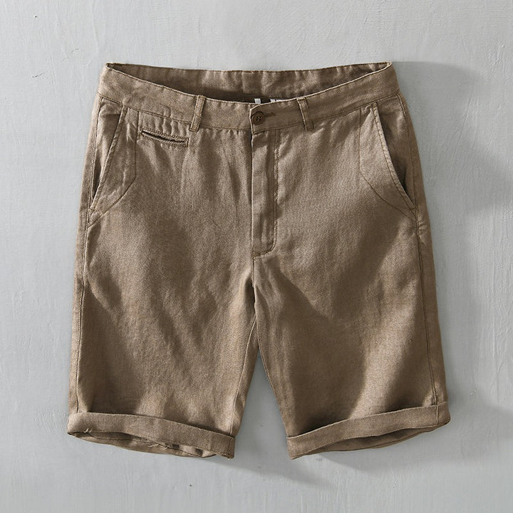 Herren -Gelegenheitsshorts - Wattestäbchenmischung - entspannte Passform - Knielänge mit Taschen