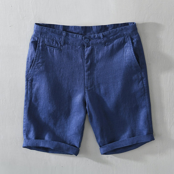 Herren -Gelegenheitsshorts - Wattestäbchenmischung - entspannte Passform - Knielänge mit Taschen