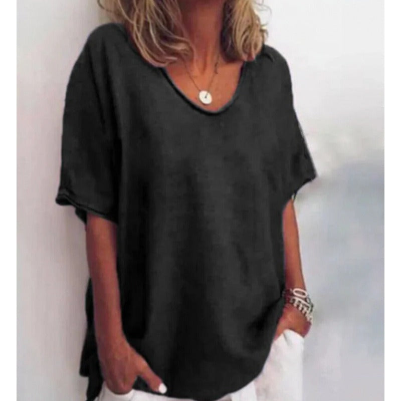 Drafted 29/06/2026 OOS Iris | Vielseitiges Damen V-Ausschnitt-Shirt