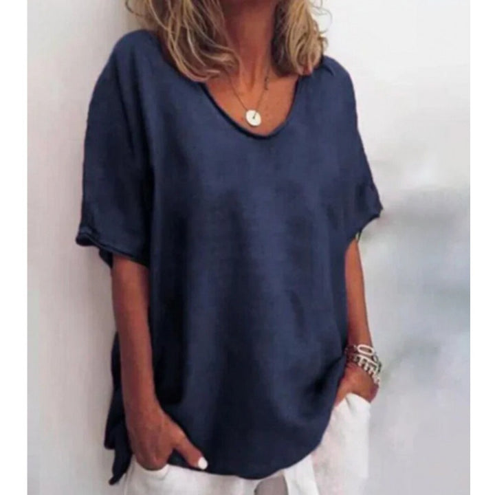Drafted 29/06/2026 OOS Iris | Vielseitiges Damen V-Ausschnitt-Shirt