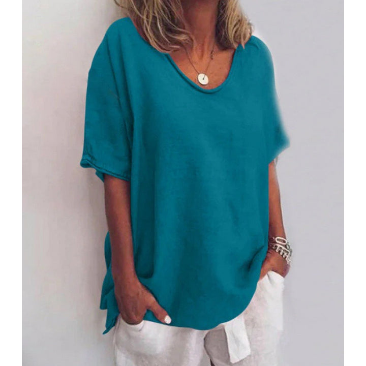 Drafted 29/06/2026 OOS Iris | Vielseitiges Damen V-Ausschnitt-Shirt