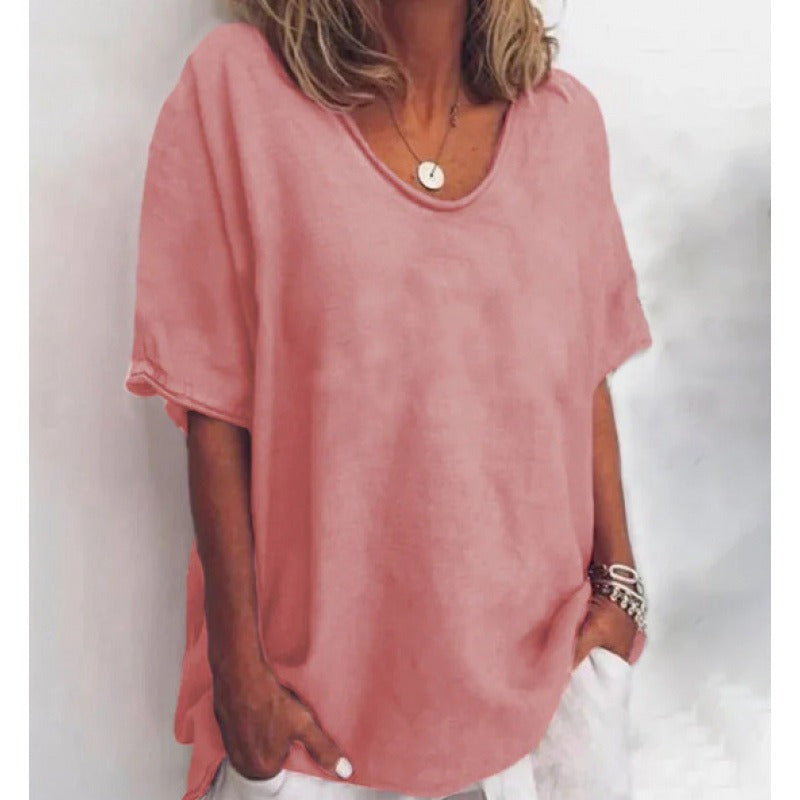 Drafted 29/06/2026 OOS Iris | Vielseitiges Damen V-Ausschnitt-Shirt