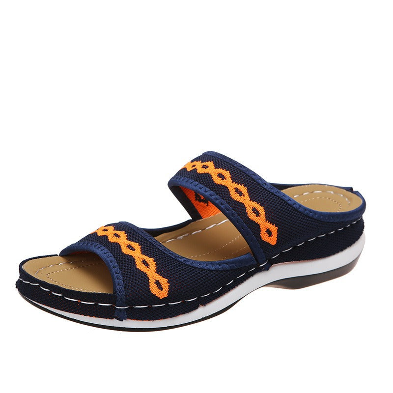Mia | Bequeme Sommer Riemchen sandalen für Jeden Tag