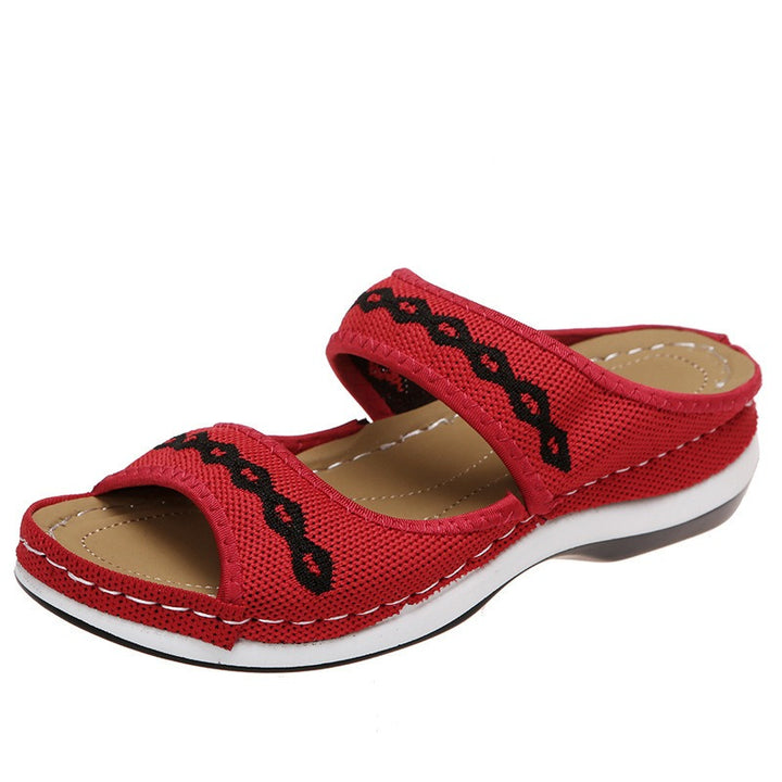Mia | Bequeme Sommer Riemchen sandalen für Jeden Tag
