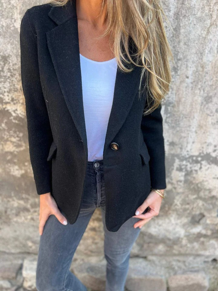 Elicia | Elegante Damenjacke in mittlerer Länge