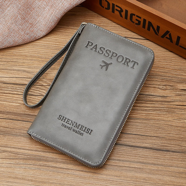 Premium RFID-geschütztes Reiseportemonnaie für ultimativen Schutz