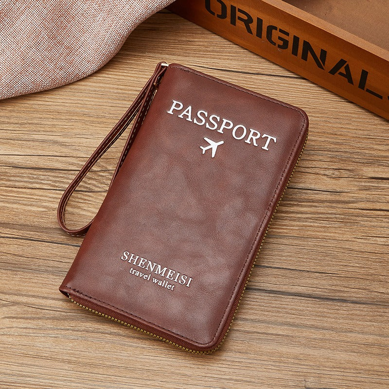Premium RFID-geschütztes Reiseportemonnaie für ultimativen Schutz