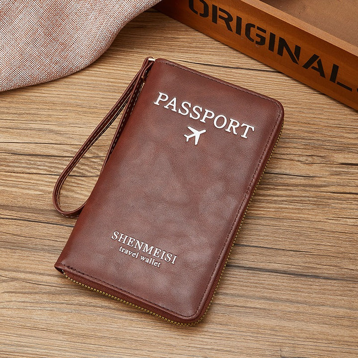 Premium RFID-geschütztes Reiseportemonnaie für ultimativen Schutz