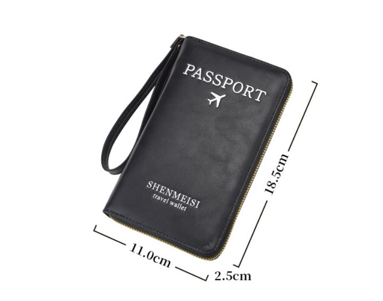 Premium RFID-geschütztes Reiseportemonnaie für ultimativen Schutz