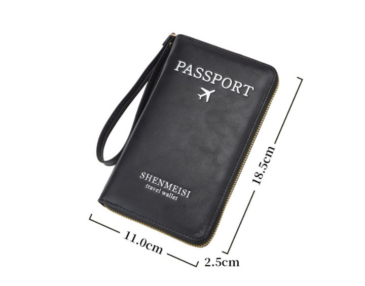 Premium RFID-geschütztes Reiseportemonnaie für ultimativen Schutz