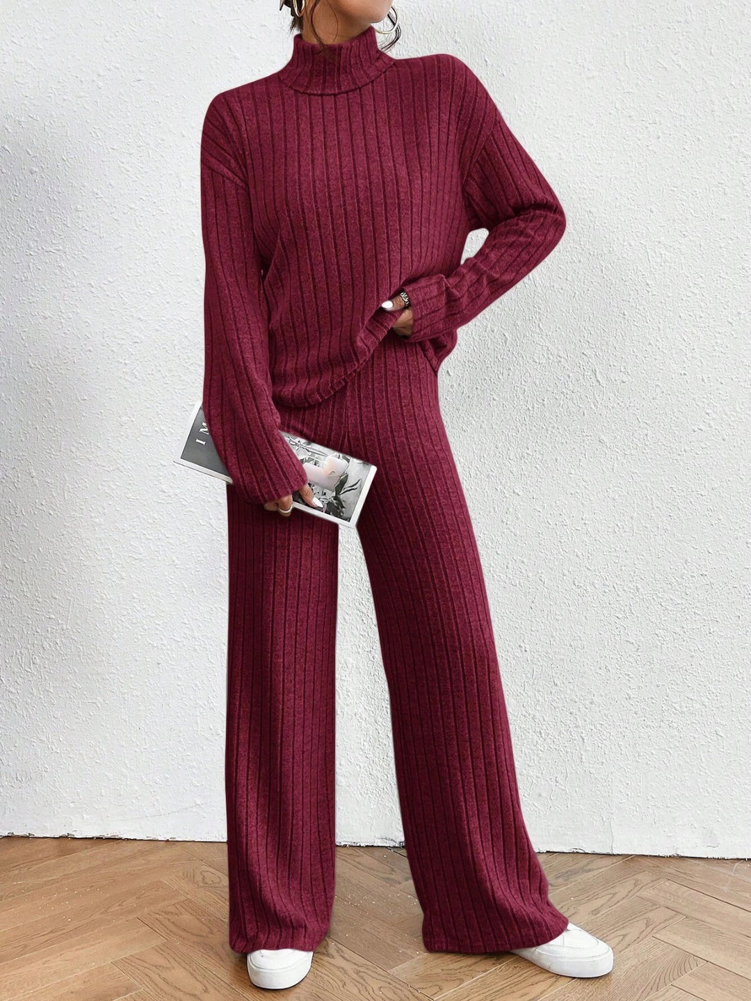 ASHLEY | Zweiteiliges Strick-Outfit