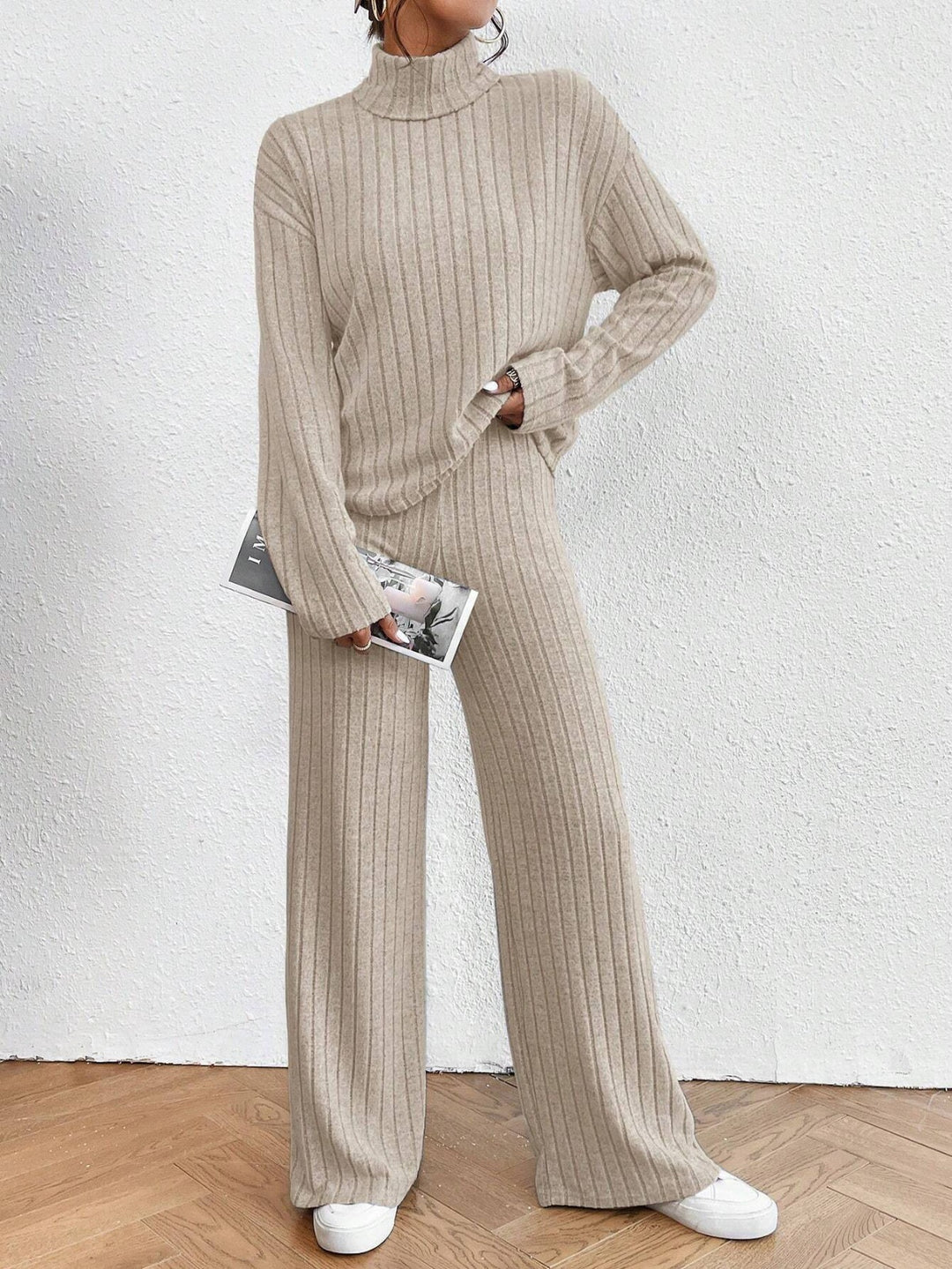 ASHLEY | Zweiteiliges Strick-Outfit