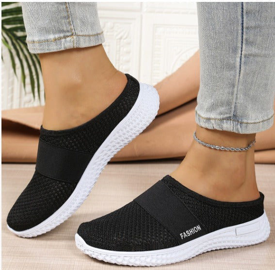 RINA | Slip-On Damensneaker mit Klettverschluss