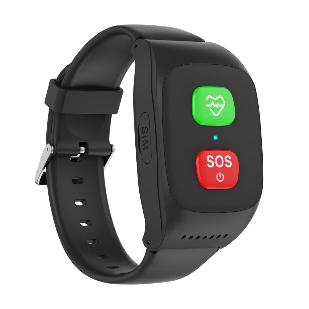 Ältere GPS-Smartwatch – 4G-SOS-Tracker, Gesundheitsüberwachung & Notfallwarnungen