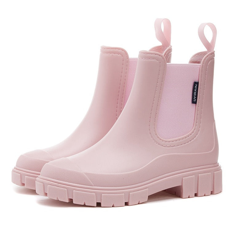 Schicke Chelsea-Stiefeletten mit niedrigem Absatz – Kailey