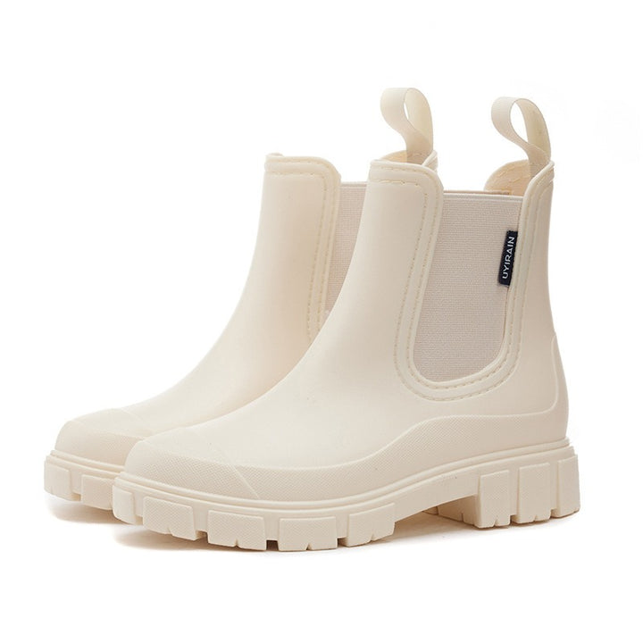 Schicke Chelsea-Stiefeletten mit niedrigem Absatz – Kailey