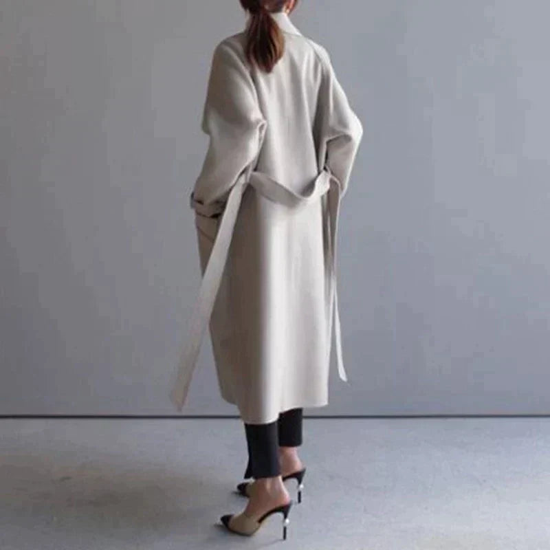 CECILAS | Langer Wollmantel