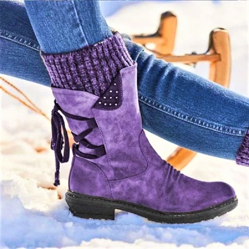 Winterwarm | Stiefel mit Schnürung hinten 5
