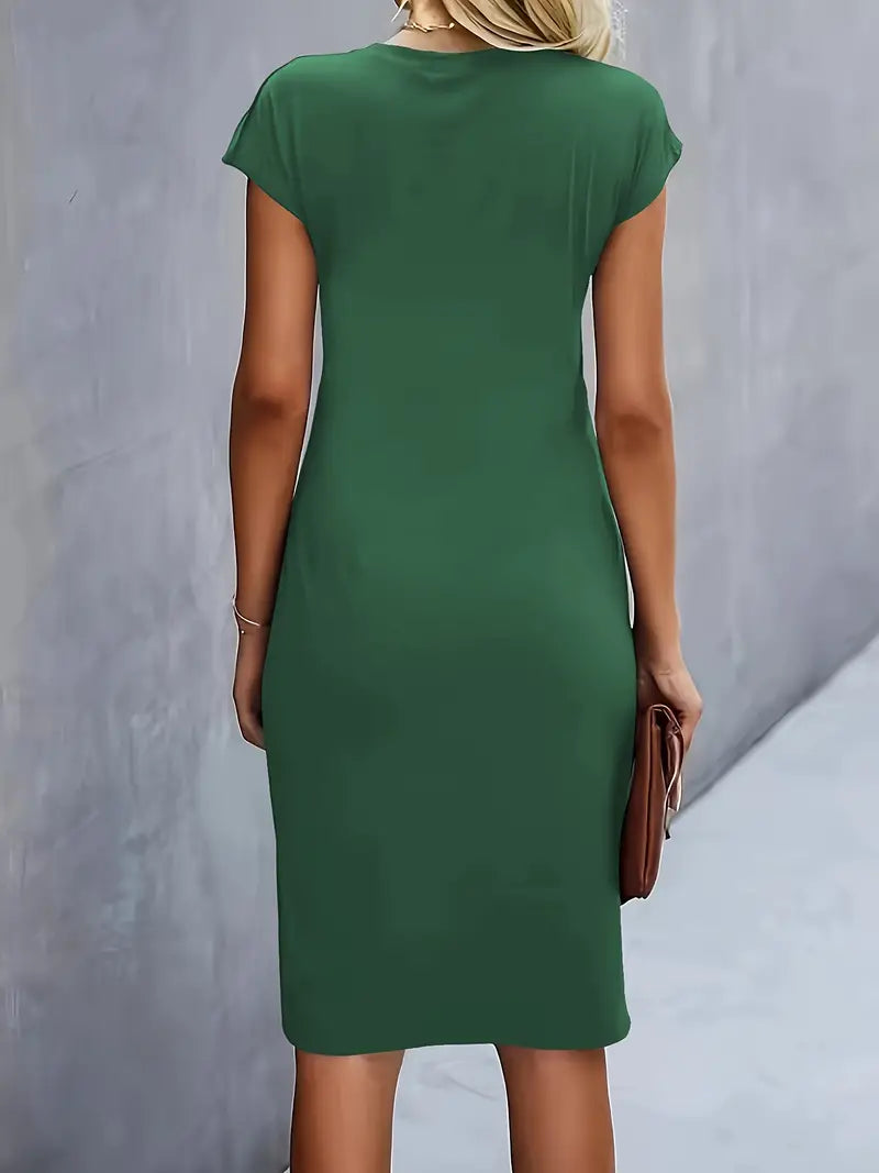 Carla | Rundhalskleid – Unkomplizierte Eleganz für Jeden Anlass