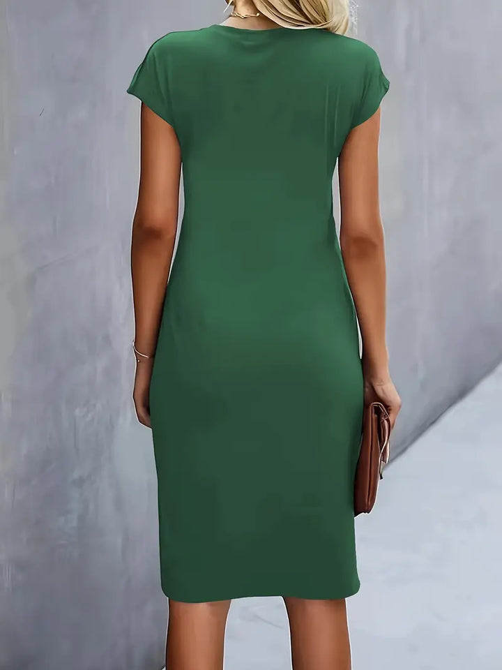 Carla | Rundhalskleid – Unkomplizierte Eleganz für Jeden Anlass