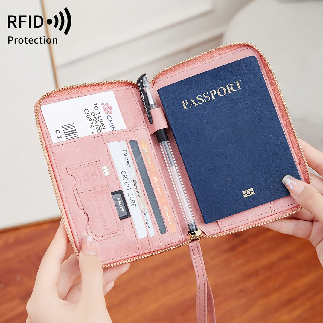 Ultimatives RFID-blockierendes Reiseportemonnaie mit Diebstahlschutz