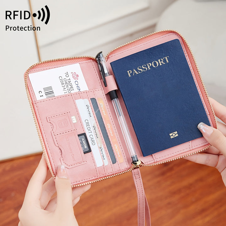 Ultimatives RFID-blockierendes Reiseportemonnaie mit Diebstahlschutz