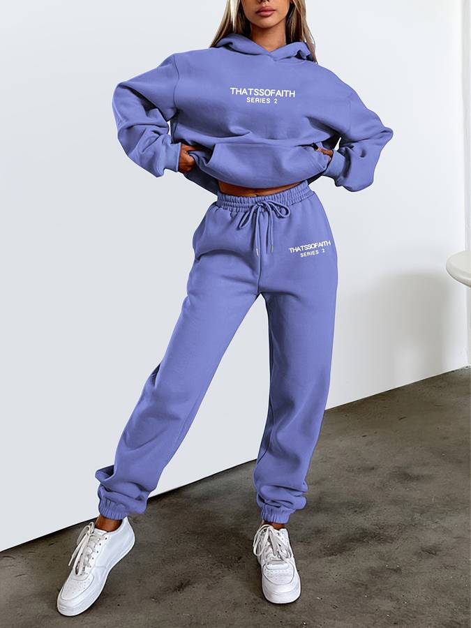 Jana | Hoodie & Jogger Set – Bequem durch Die Winterzeit