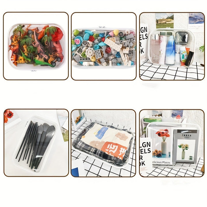 Ensley | Elegantes, Praktisches und Organisiertes Transparente Taschen-Set