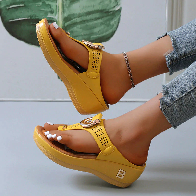 ADELAIDE | Wedge Sandalen