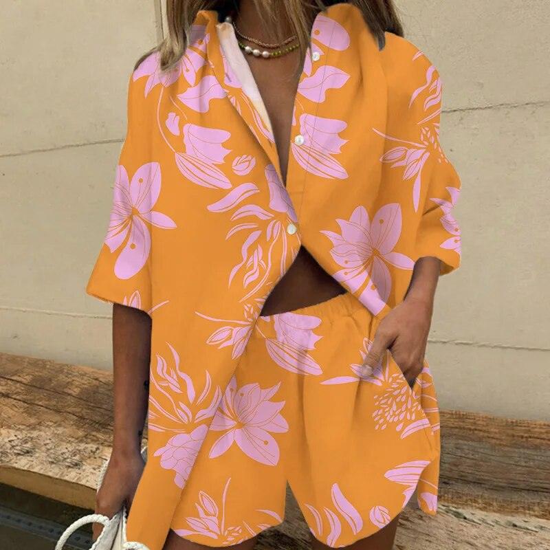 Efeu | Bequeme Bluse und Shorts-Set