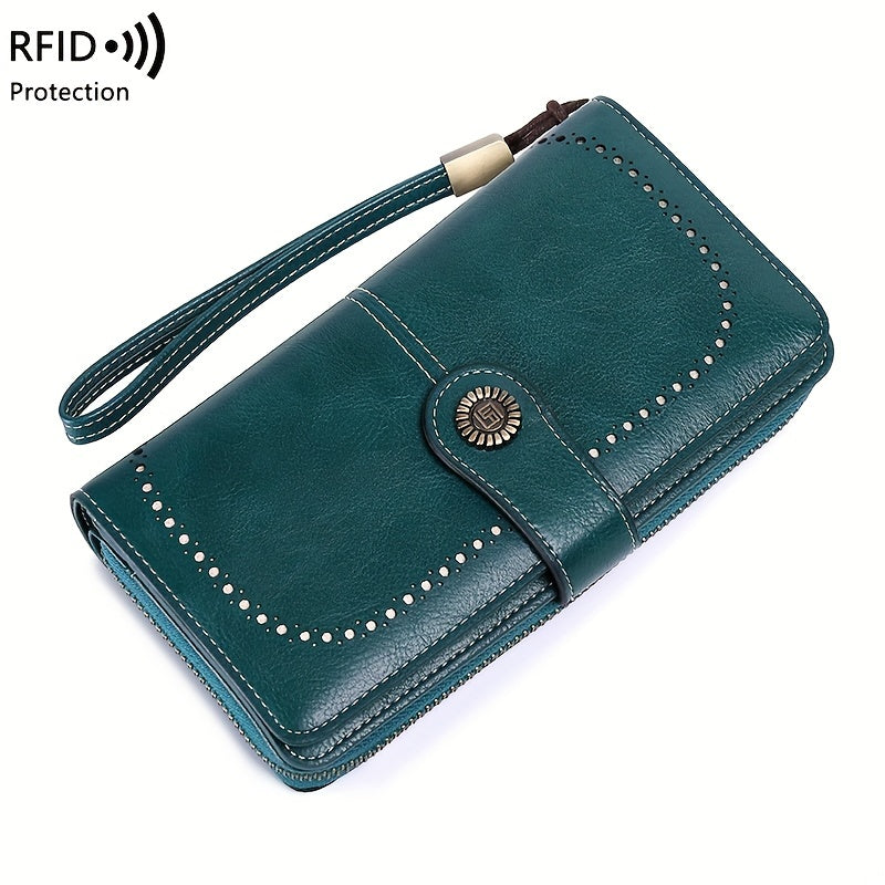 Skyla | Retro RFID Reisegeldbörse | Große Kapazität