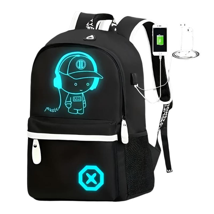 Kurt | Geräumiger Wasserfester Rucksack und Umhängetasche Set für Kinder