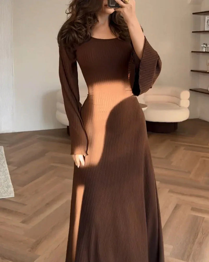 ALLYSON | Elegantes Langarmkleid