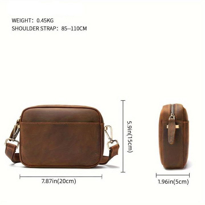 Ethan | Premium Rinderleder Leren Crossbody Sling Tasche